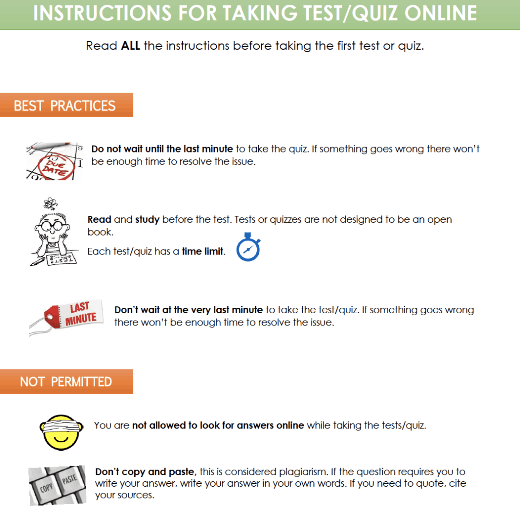 Test Taking Tips